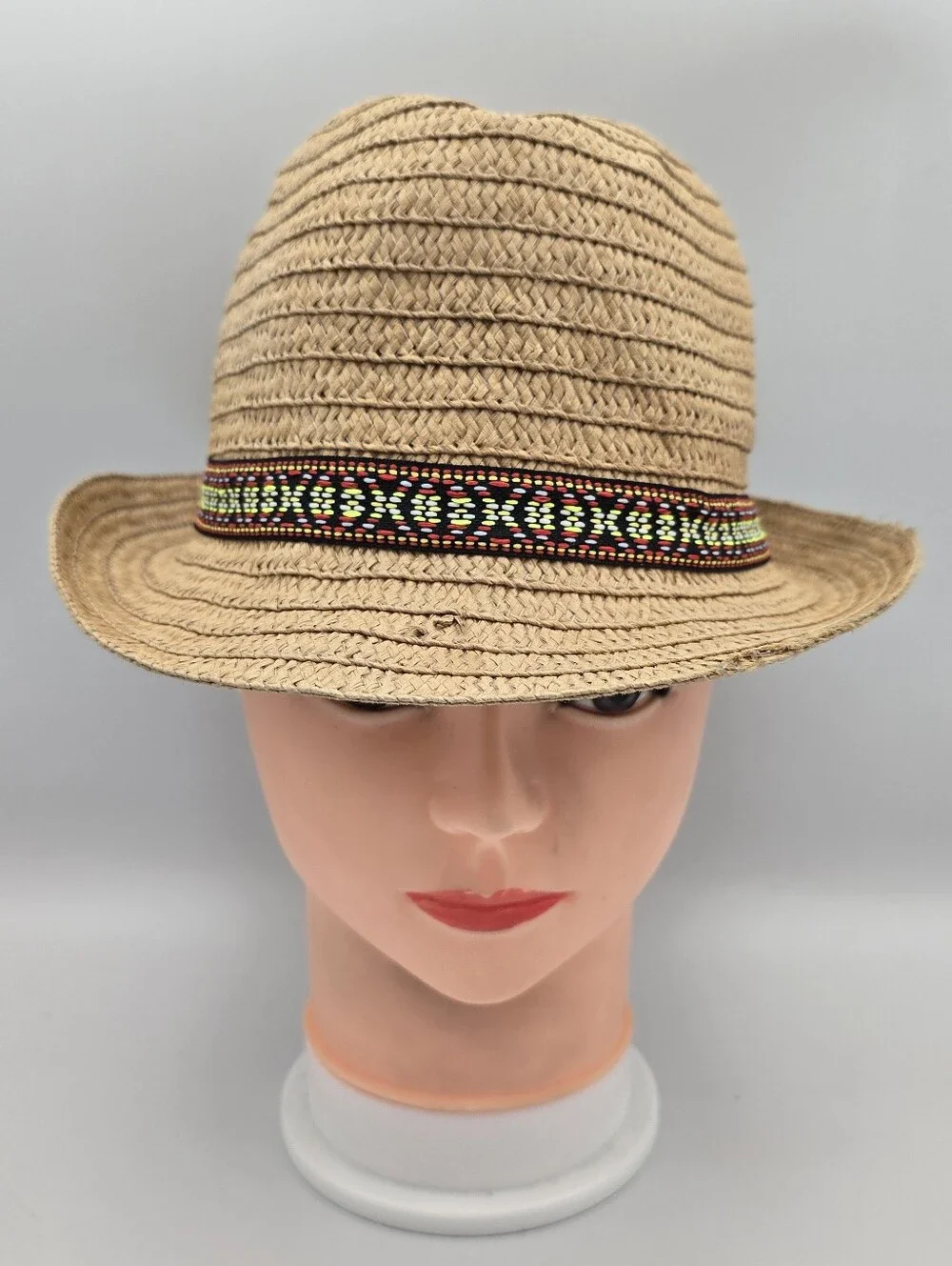 Chatties Paper Trilby Fedora Hat One Size